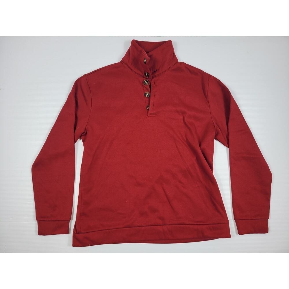 Coofandy Pullover‎ Mens XL Red Sweater